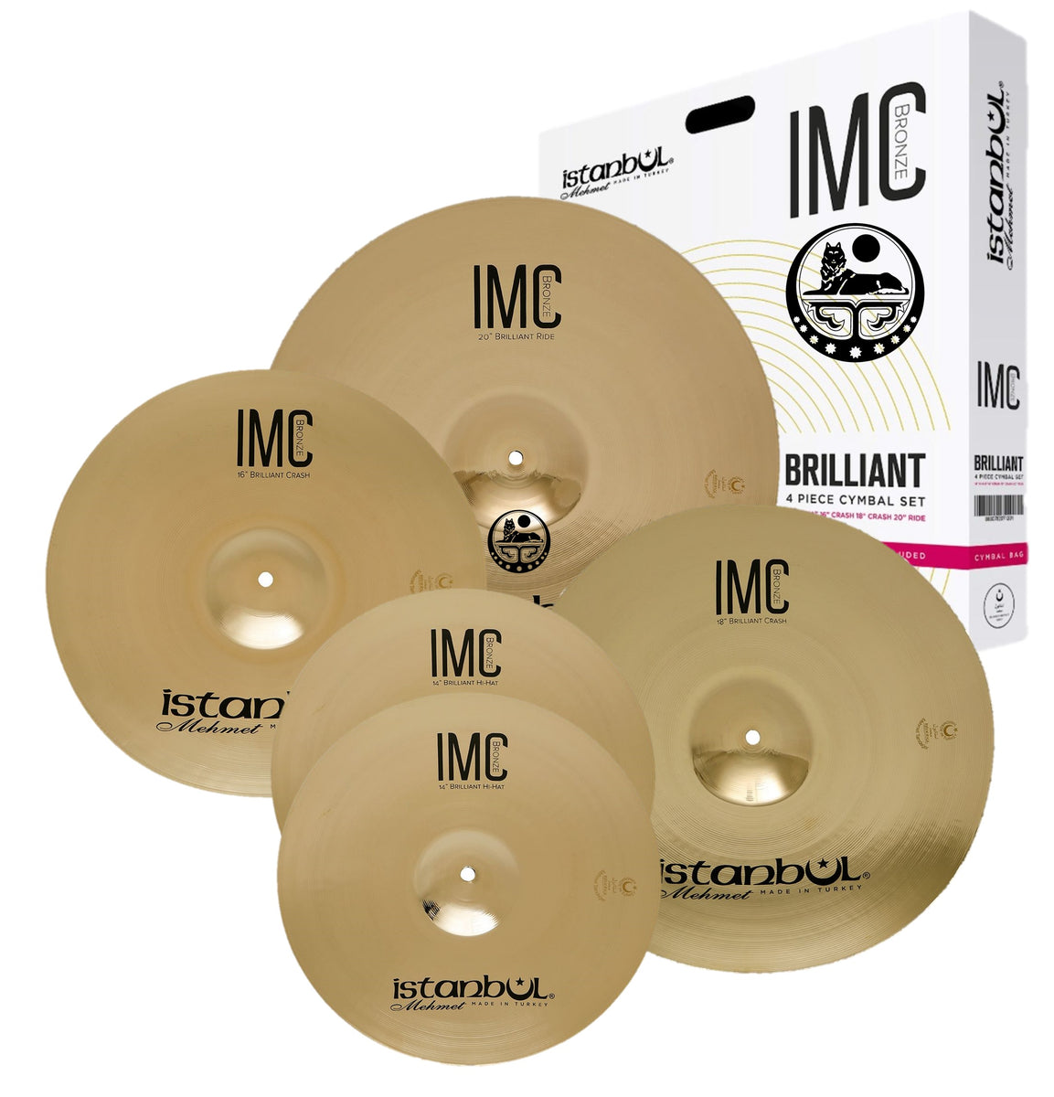 Istanbul Mehmet IMC Brilliant 4Pcs Cymbal Pack Box Set – Sounds