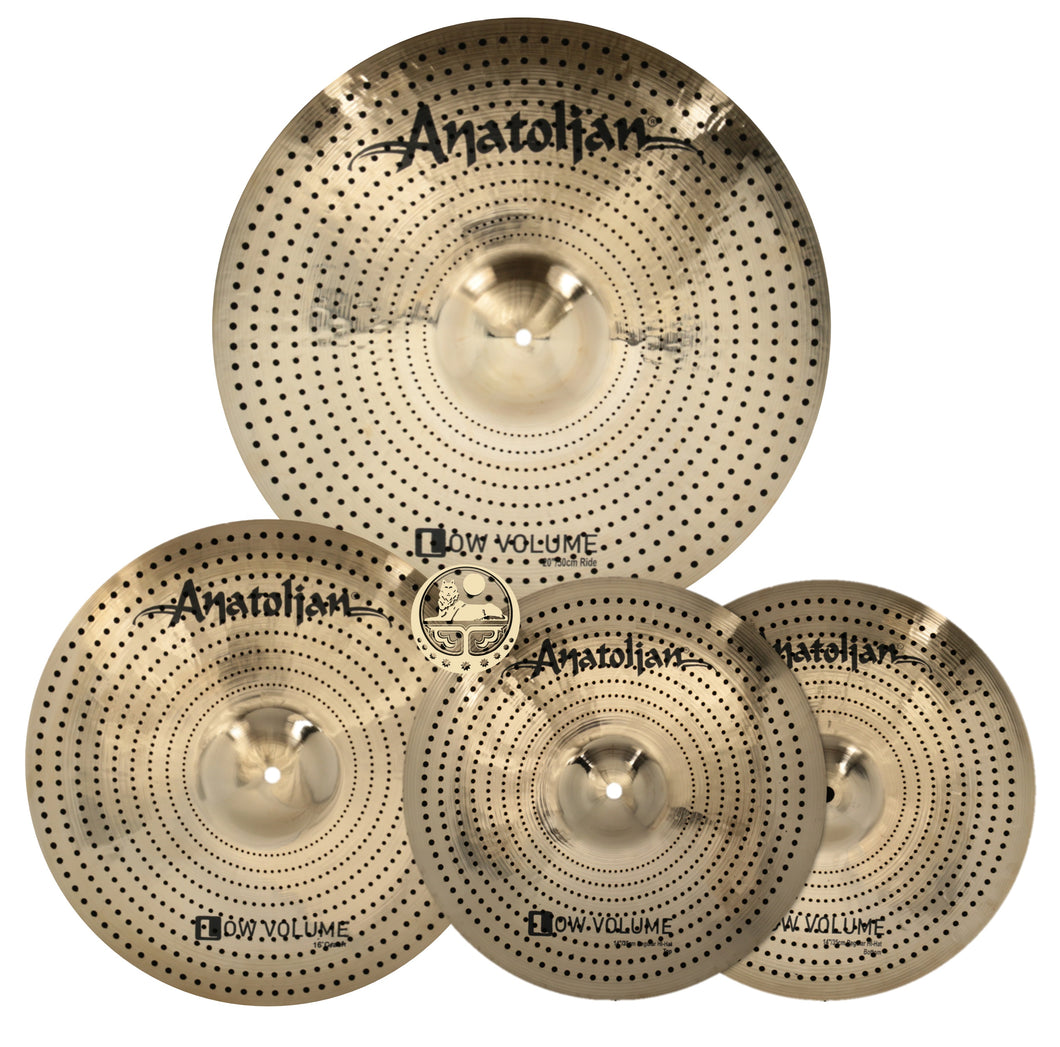 Anatolian Ultimate Low Volume Cymbal Pack Box Set 14-16-20-inch