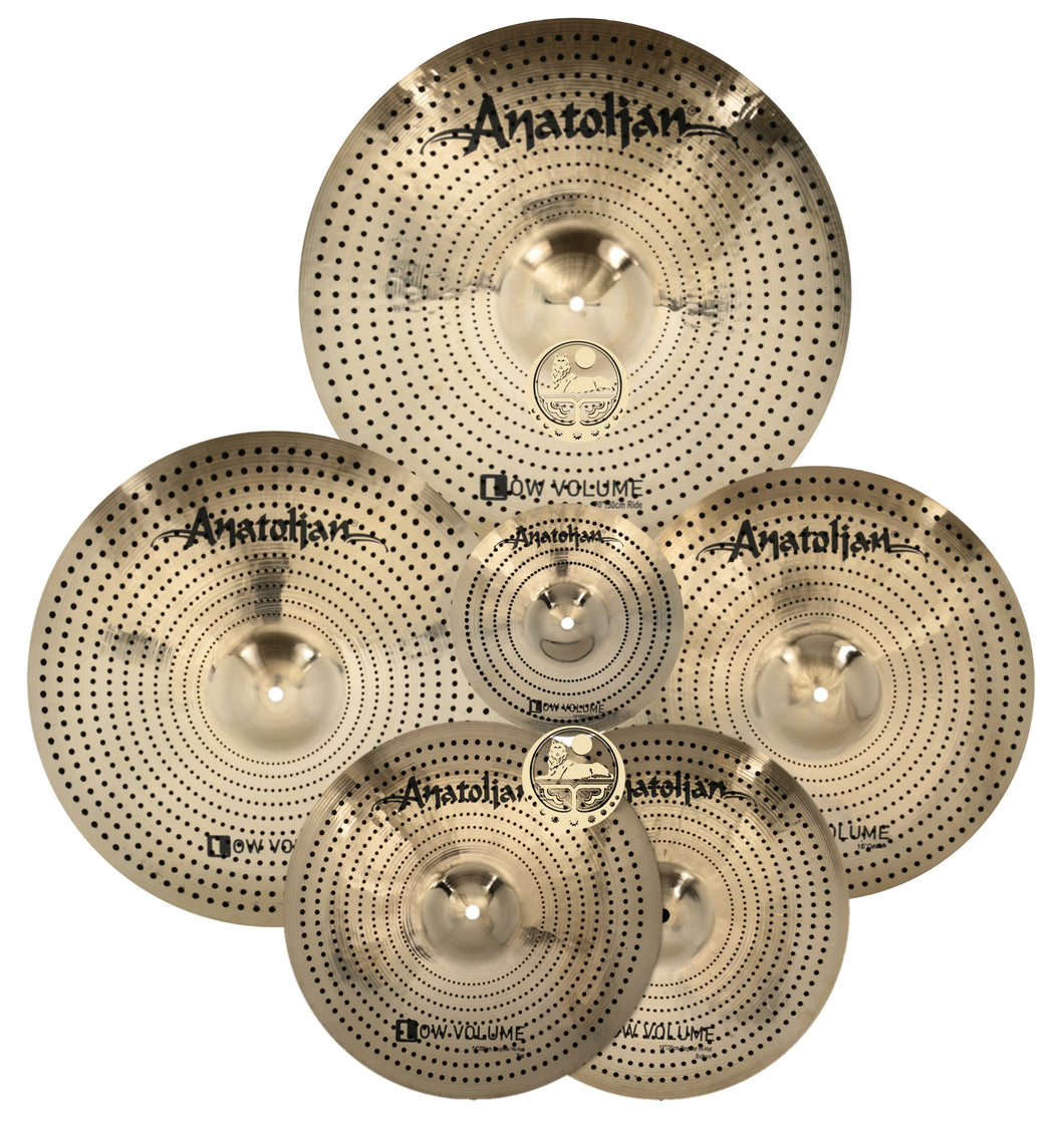 Anatolian Ultimate Low Volume Cymbal Pack Box Set 10-14-16-18-20-inch