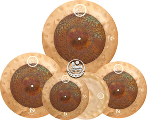 Ephesus Cymbals Dual Sensitivity Cymbal Pack Box Set 14-16-18-20