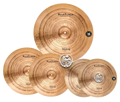 AllaTurca Cymbals Mistral Cymbal Pack Box Set 14-16-18-20