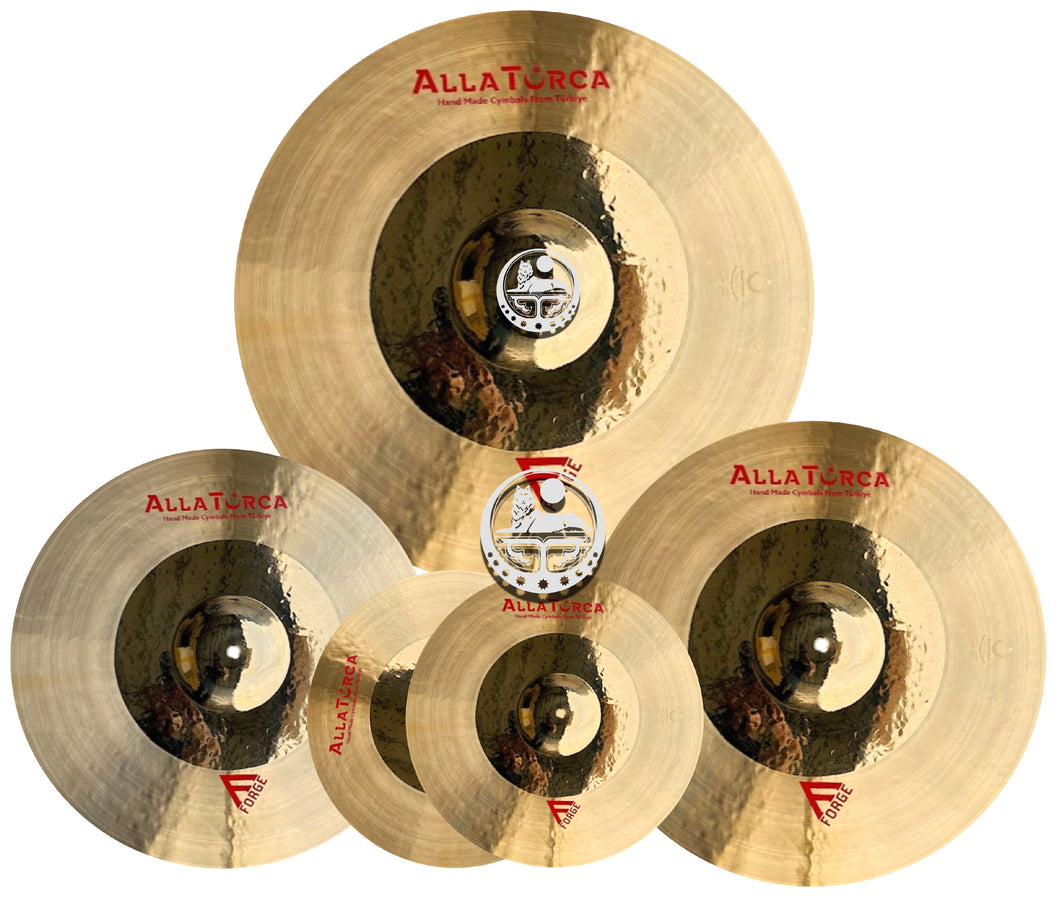 AllaTurca Cymbals Forge Cymbal Pack Box Set 14-16-18-20