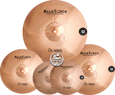 AllaTurca Cymbals Ex-Sence Brilliant Cymbal Pack Box Set 14-16-18-20