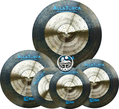 AllaTurca Cymbals Jazz Attack Cymbal Pack Box Set 14-16-18-20