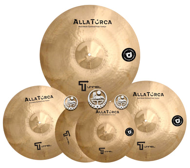 AllaTurca Cymbals Tunnel Cymbal Pack Box Set 14-16-18-20