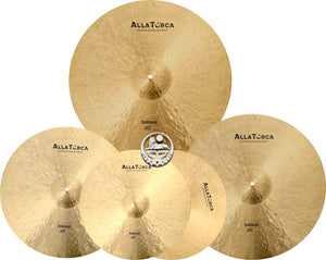 AllaTurca Cymbals Traditional Jazz Series Cymbal Pack Box Set 14-16-18-20