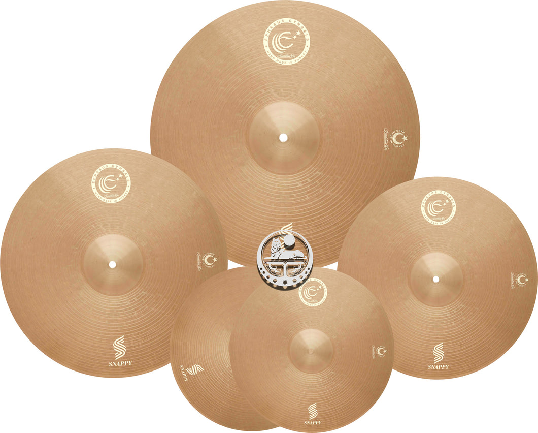 Ephesus Cymbals Snappy Cymbal Pack Box Set 14-16-18-20