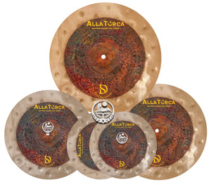 AllaTurca Dual Sensitivity Cymbal Pack Box Set 14-16-18-20