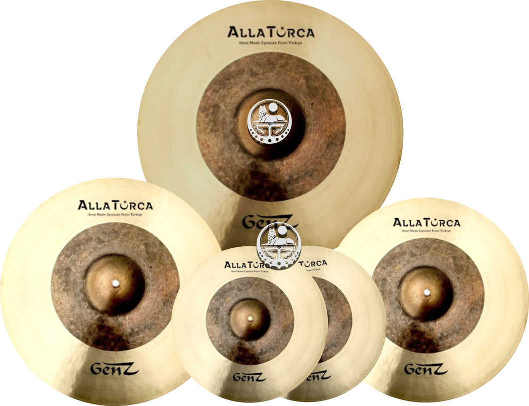 AllaTurca Cymbals Gen-Z Cymbal Pack Box Set 14-16-18-20