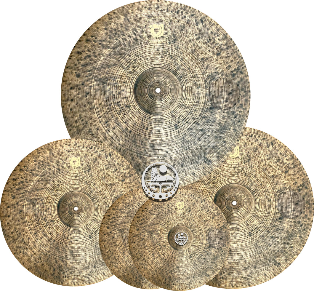 AllaTurca Cymbals Vintage 1997 Series Cymbal Pack Box Set 14-16-18-22-inch