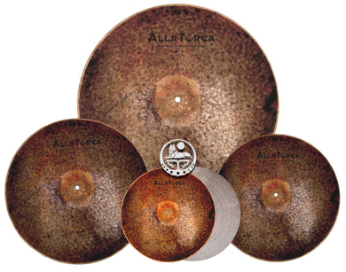 AllaTurca Cymbals Hakan Fidan Master Cymbal Pack Box Set 14-16-18-22-inch