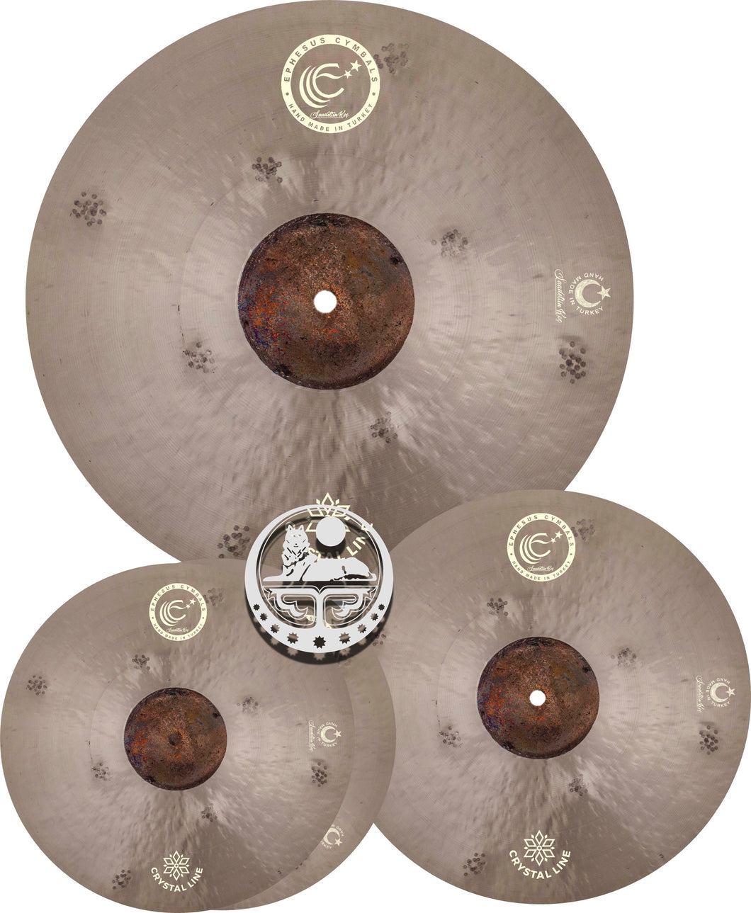 Ephesus Cymbals Crystal Line Cymbal Pack Box Set 14-16-20