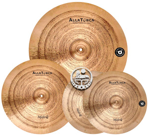 AllaTurca Cymbals Mistral Cymbal Pack Box Set 14-16-20