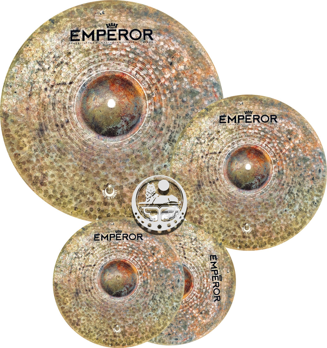 Emperor Cymbals Natural Series Cymbal Pack Box Set 14-16-20