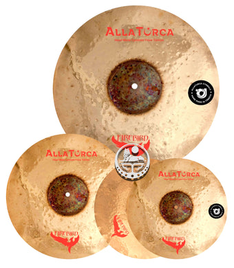 AllaTurca Cymbals Firebird Cymbal Pack Box Set 14-16-20