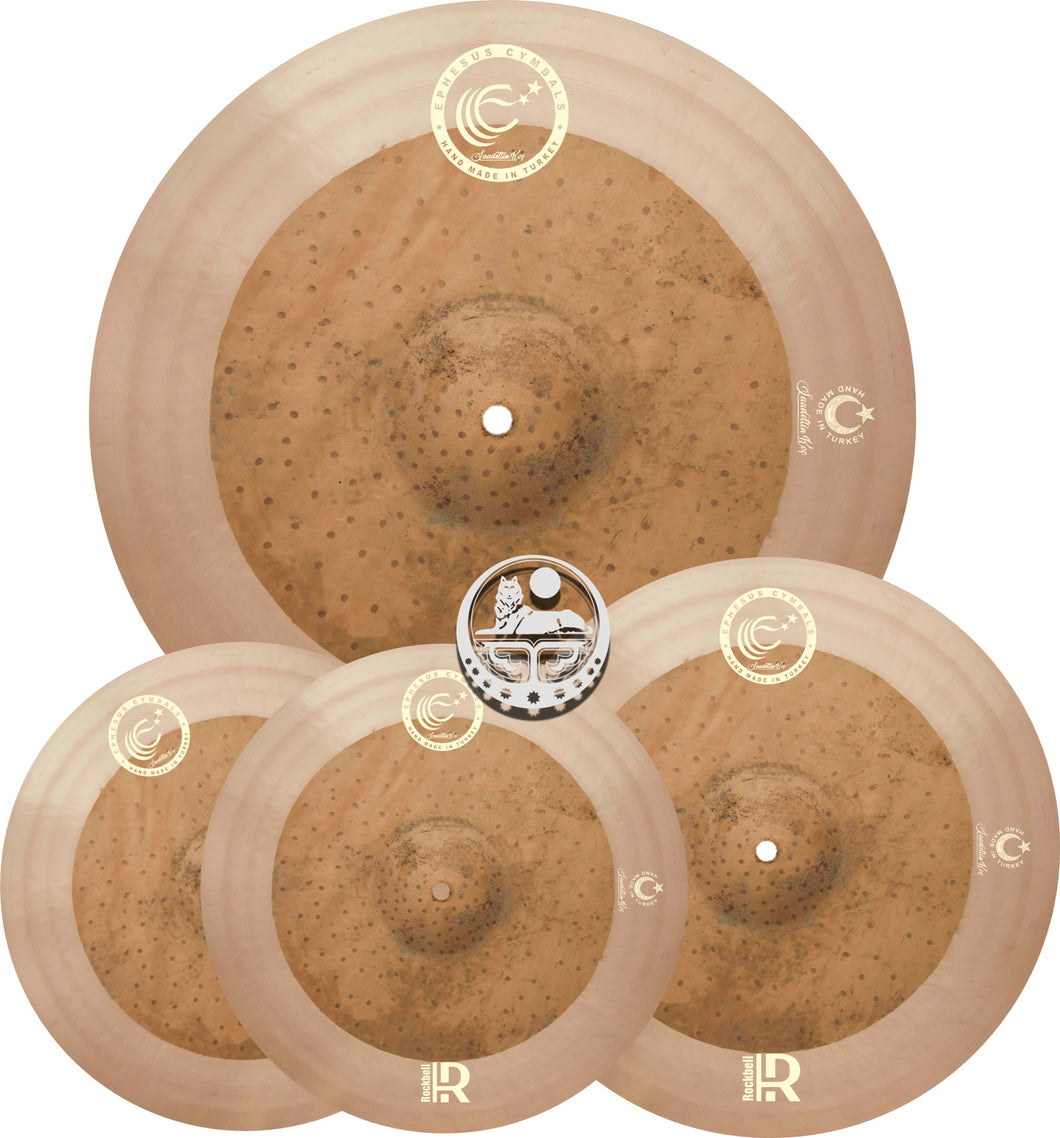 Ephesus Cymbals Rockbell Cymbal Pack Box Set 14-16-20-inch