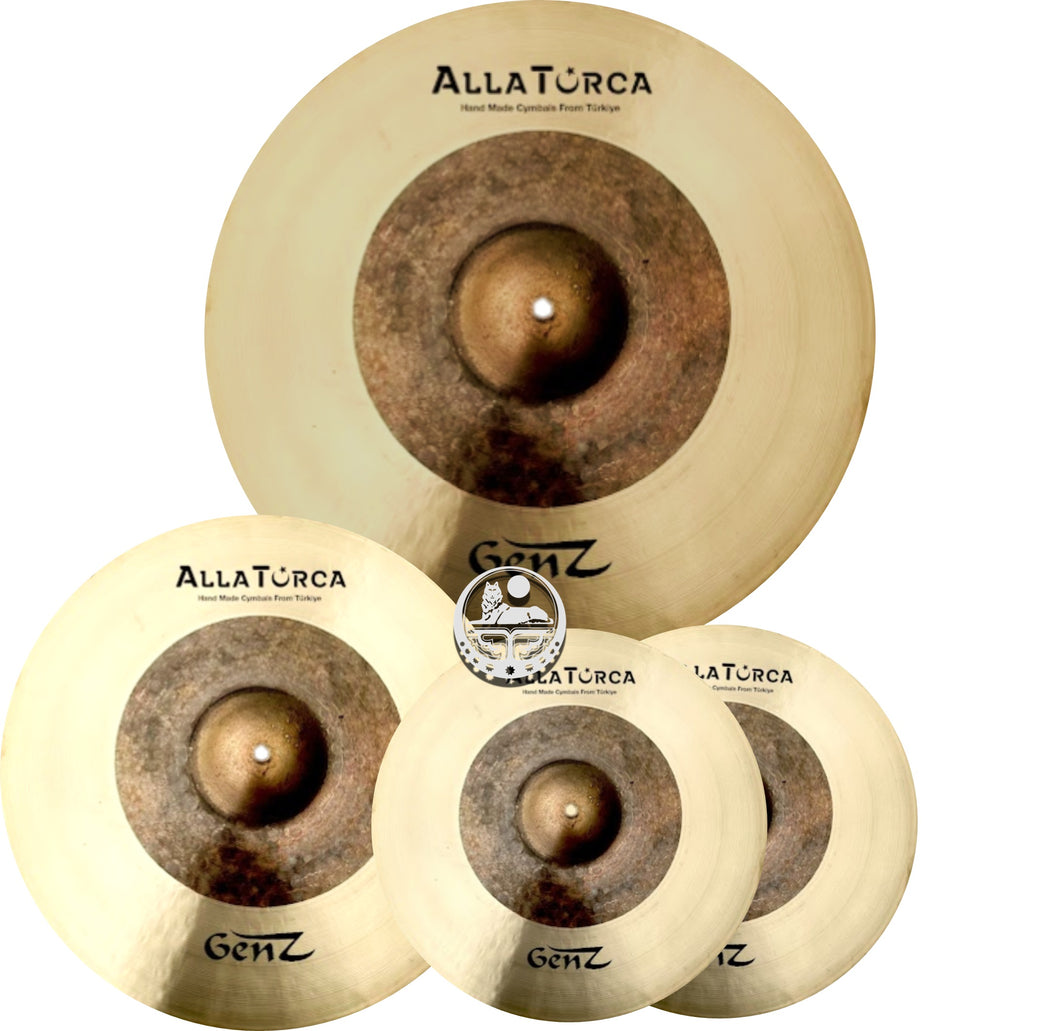 AllaTurca Cymbals Gen-Z Cymbal Pack Box Set 14-16-20