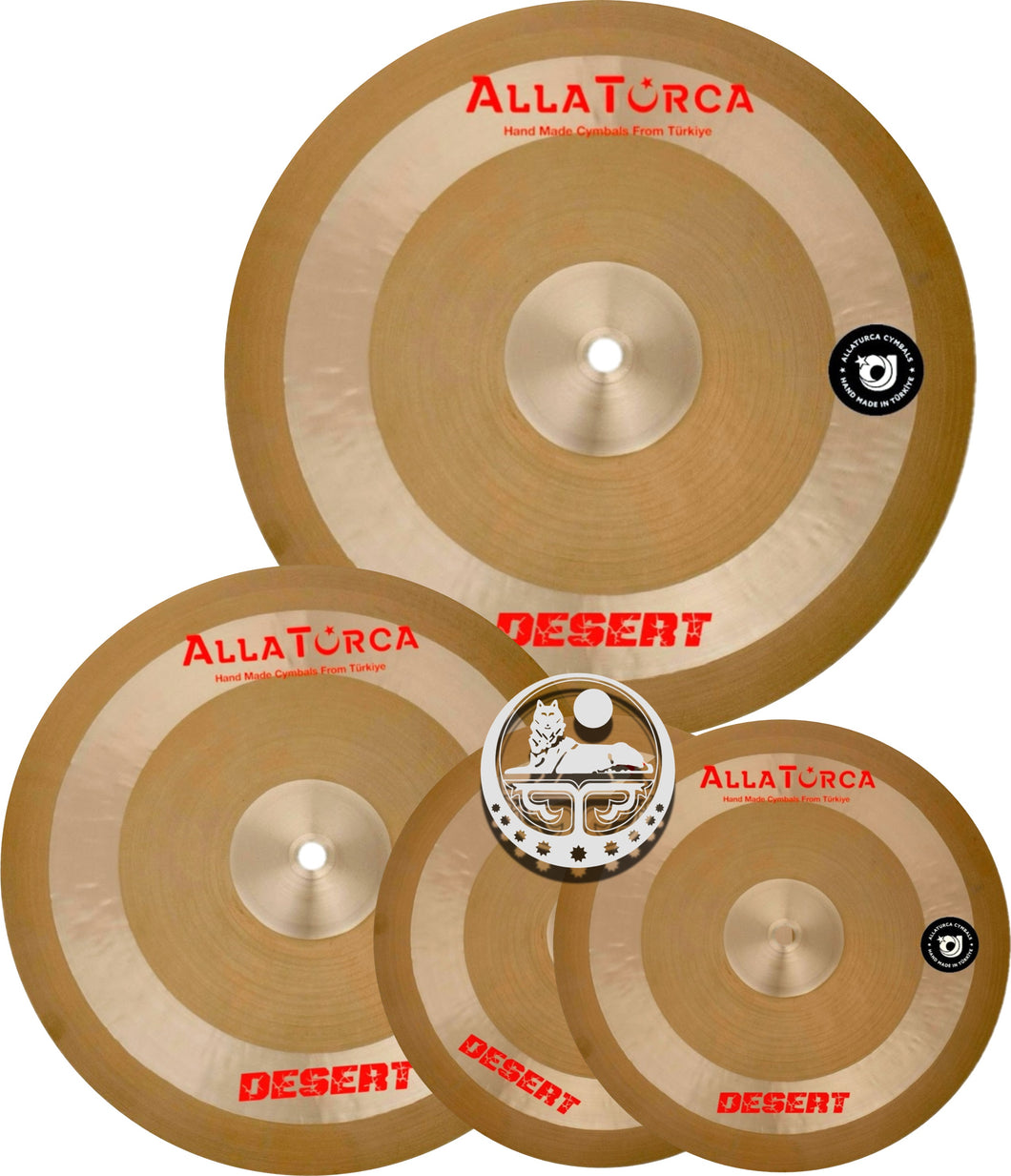 AllaTurca Cymbals Desert Cymbal Pack Box Set 14-16-20