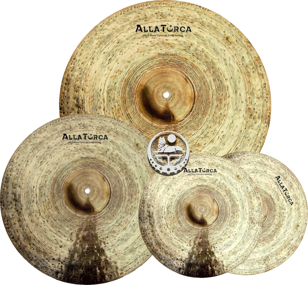 AllaTurca Cymbals Nordic Jazz Cymbal Pack Box Set 14-16-20