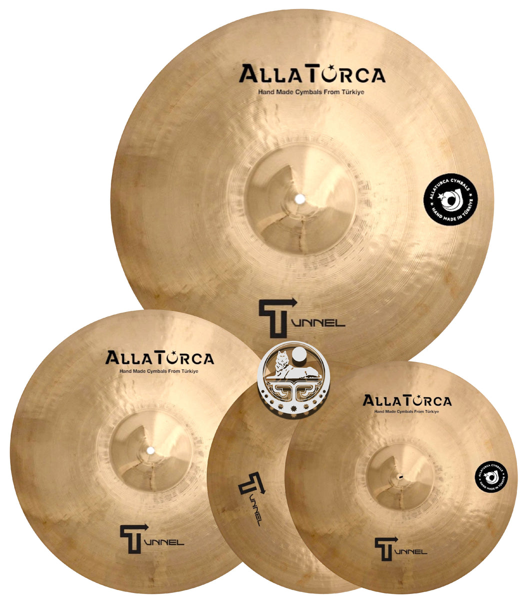 AllaTurca Cymbals Tunnel Cymbal Pack Box Set 14-16-20