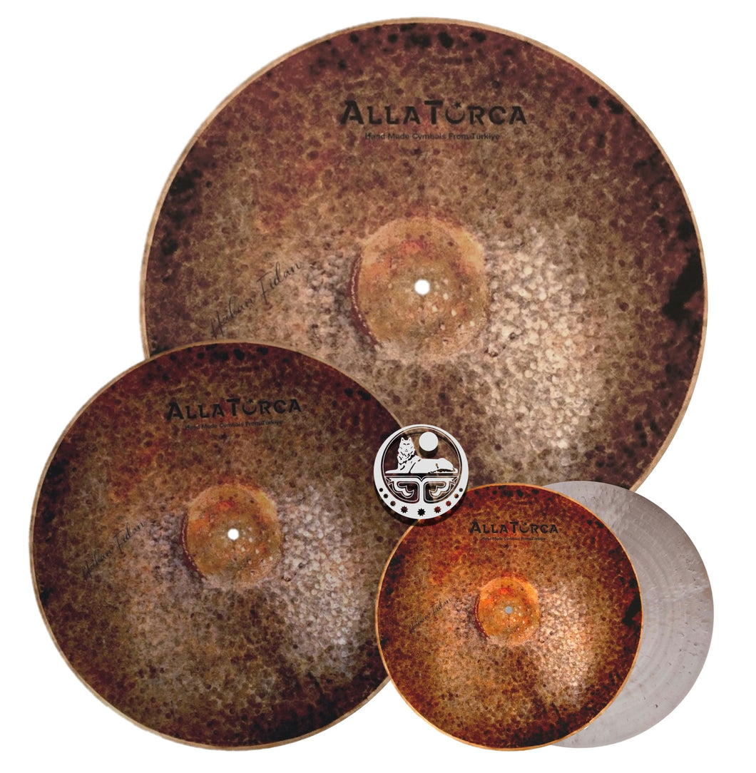 AllaTurca Cymbals Hakan Fidan Master Cymbal Pack Box Set 14-18-22-inch