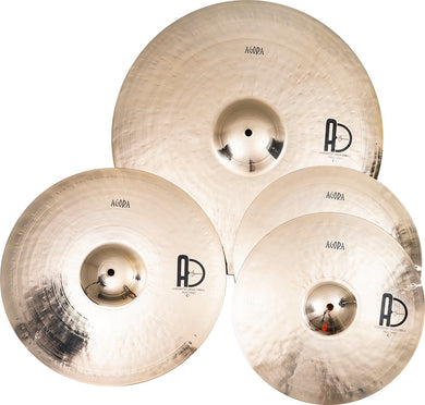 Agean Cymbals Agora Cymbal Pack Box Set 14HH-16CR-20R