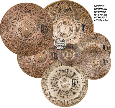 Agean Natural R-Series Low Volume Multi-2 Cymbal Pack Box Set