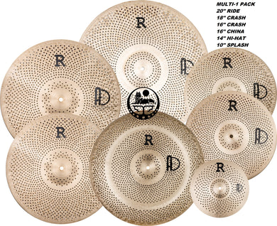 Agean R-Series Low Volume Multi-1 Cymbal Pack Box Set