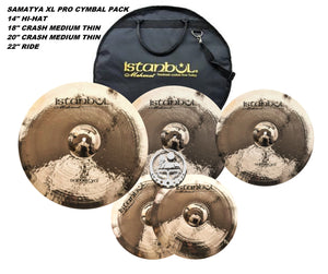 Istanbul Mehmet Samatya Pro XL Cymbal Pack Box Set 14-18-20-22