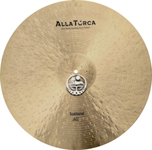 AllaTurca Cymbals 19" Traditional Jazz Series Crash