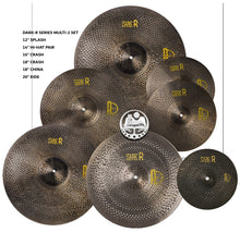 Agean Cymbals Dark-R Series Multi-2 Low Volume Cymbal Pack Box Set