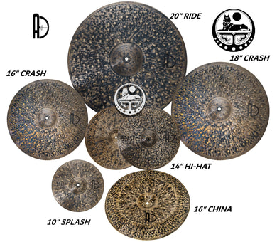 Agean Cymbals Beast Xtra Dry Multi-Cymbal Pack Box Set
