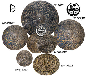 Agean Cymbals Beast Xtra Dry Multi-Cymbal Pack Box Set