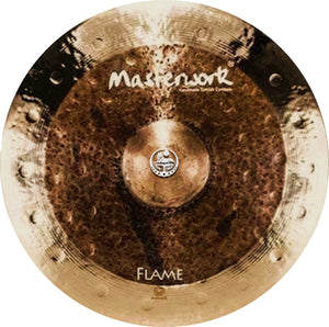 Masterwork Cymbals 21" Flame Flat Ride Sizzle